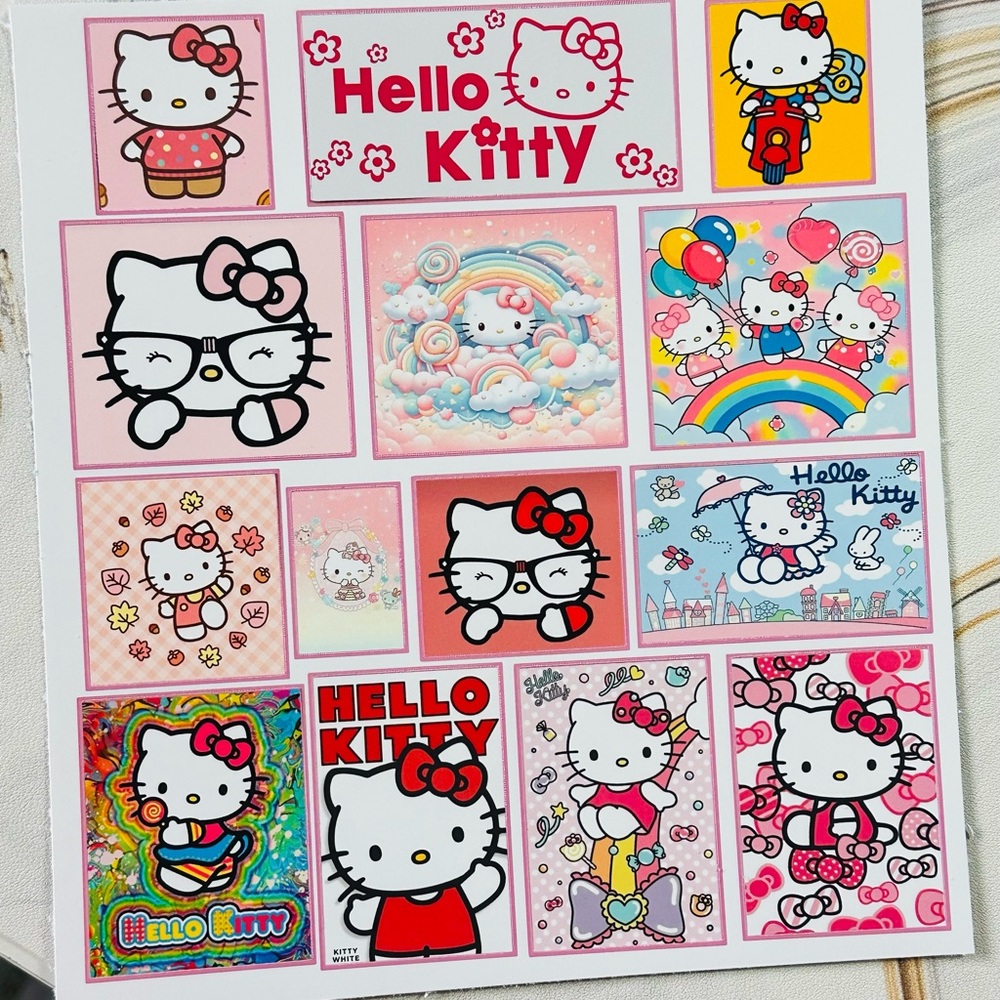 Hello Kitty Sticker Sheet